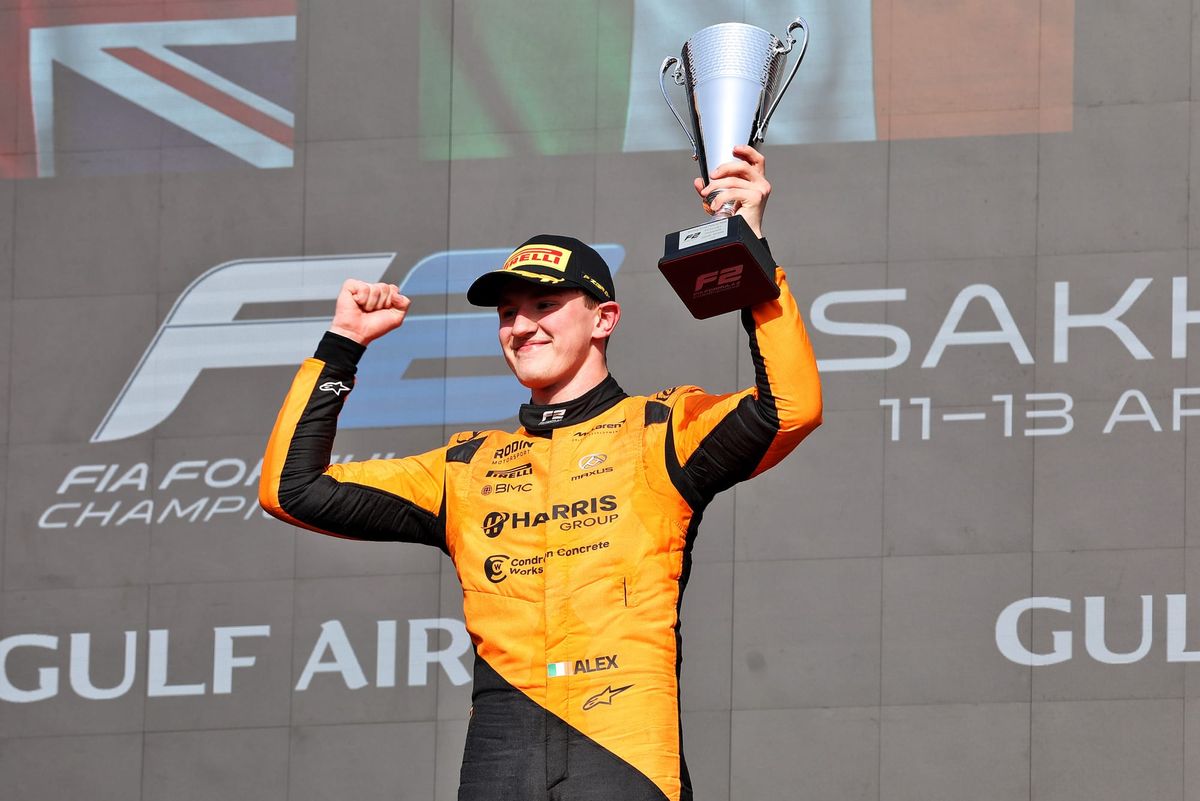 Alex Dunne takes maiden FIA Formula 2 victory in Bahrain feature race