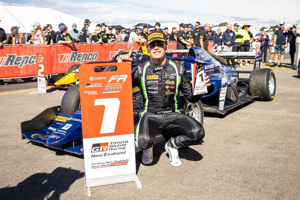 Aussie win alert: James Wharton takes victory in FR Oceania at Taupo