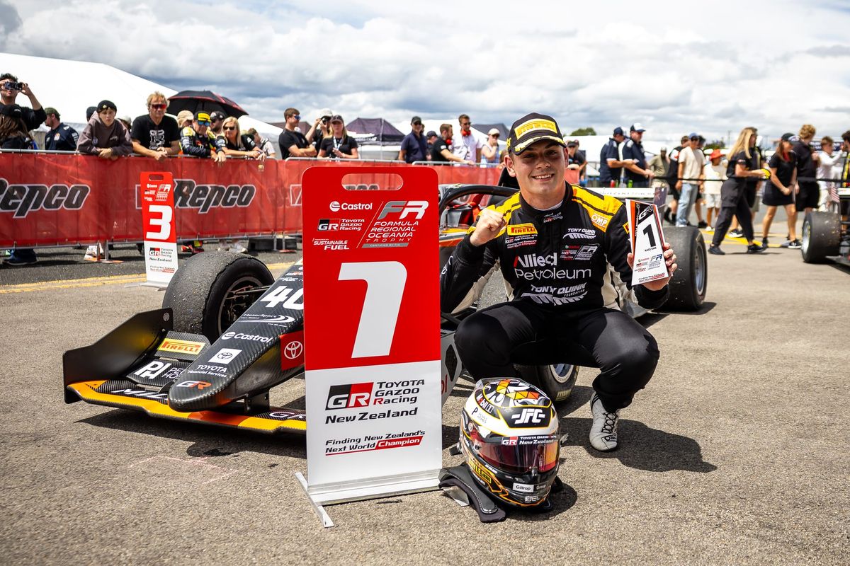 Ryan Wood takes debut single-seater win in FR Oceania at Taupo