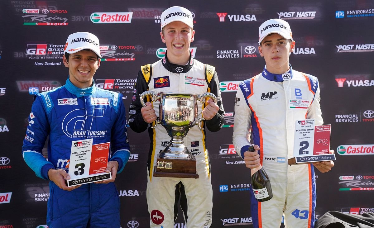 Liam Lawson cements Toyota Racing Series lead with Dorothy Smith Memorial Trophy win