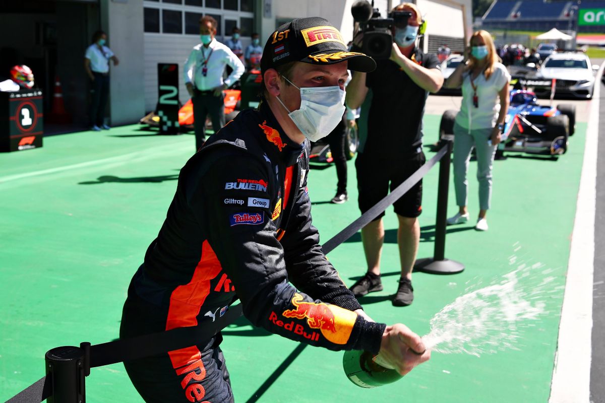 Liam Lawson takes maiden FIA Formula 3 victory in Austrian GP reverse-grid thriller