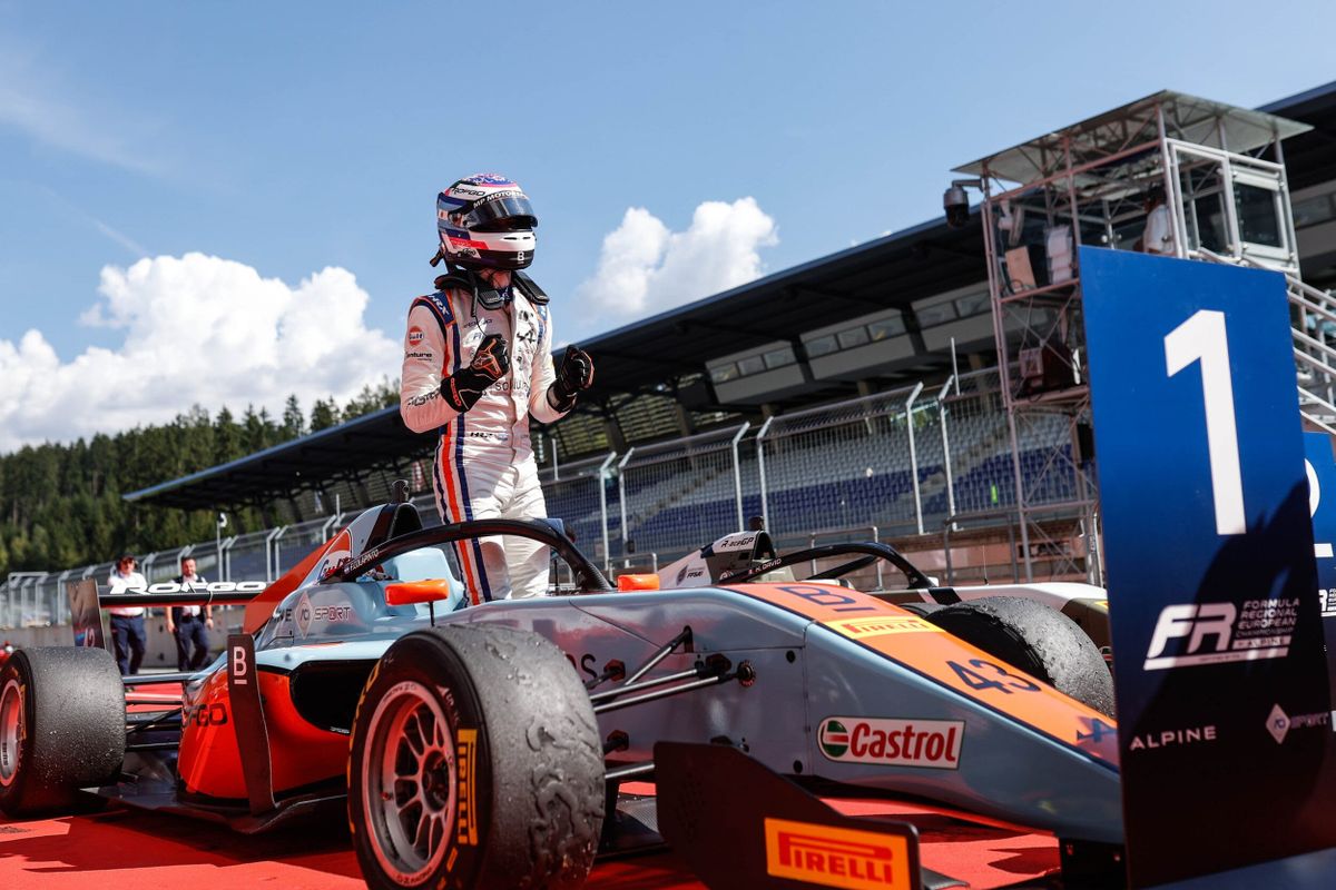 Franco Colapinto takes first Formula Regional European victory in Austria