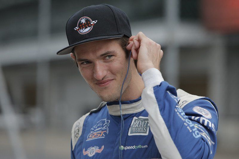 Matthew Brabham jokes about "blowing the cobwebs out" at Indy Lights test