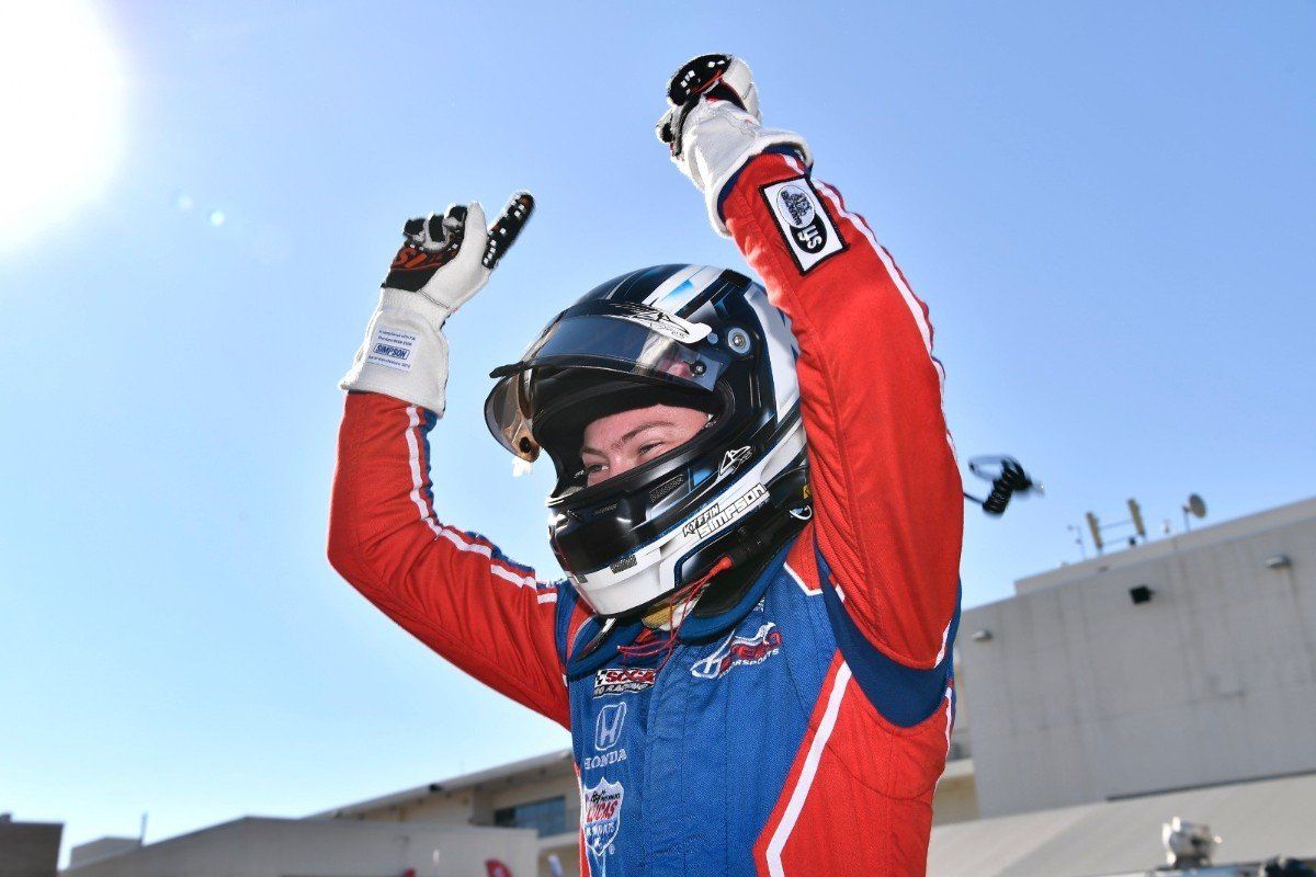 Kyffin Simpson goes two-from-two at COTA to celebrate Formula Regional Americas title