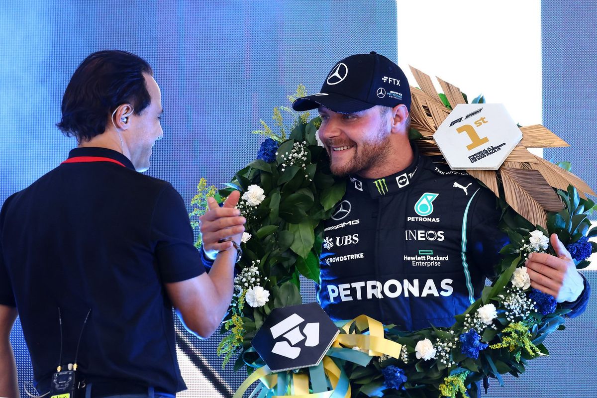 Bottas tops sprint qualifying in Brazil as Hamilton recovers to fifth after disqualification