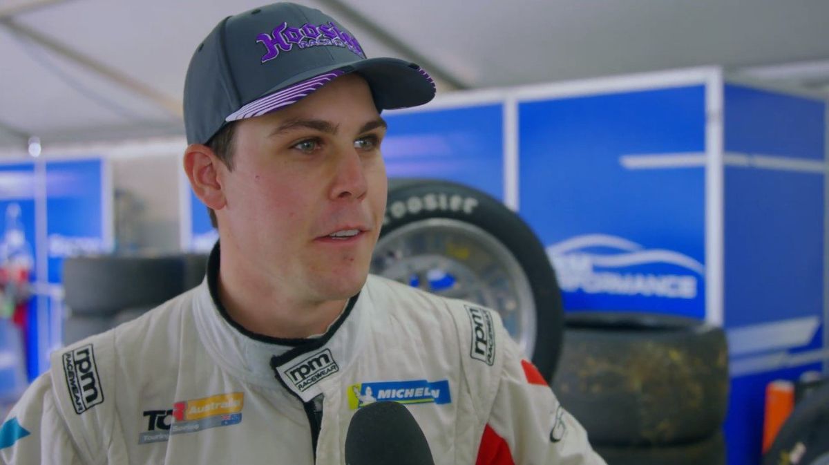 Aaron Cameron watched Super 2 qualifying to prepare for wet Tasman Series feature race