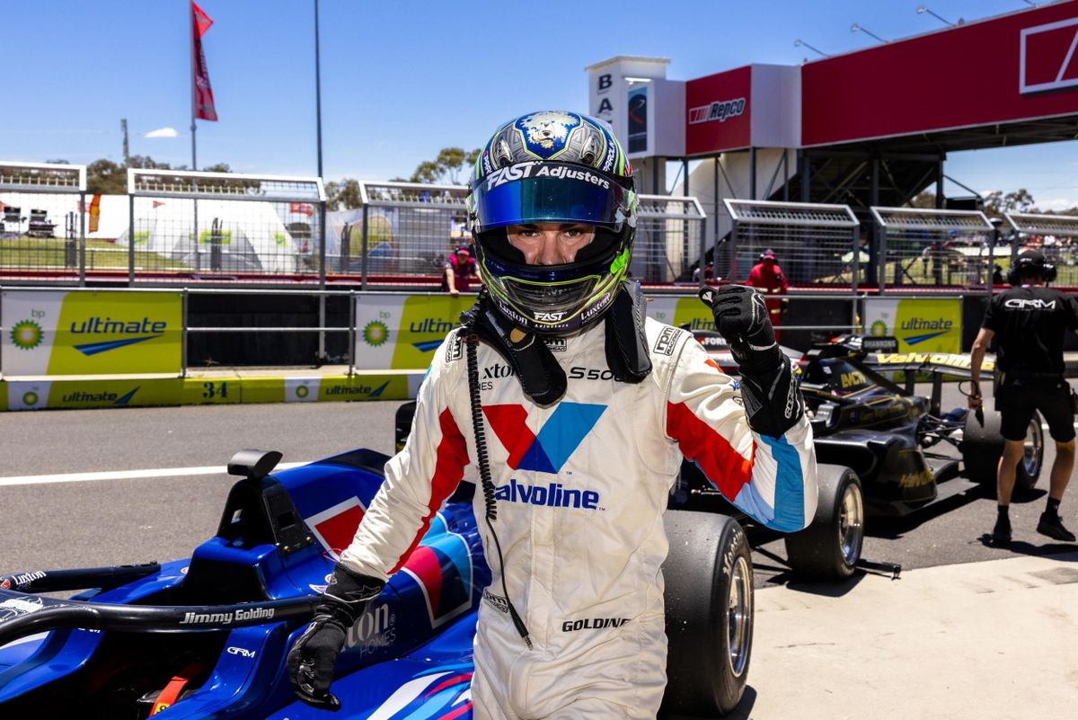 James Golding wins third Bathurst S5000 race marked by massive incident
