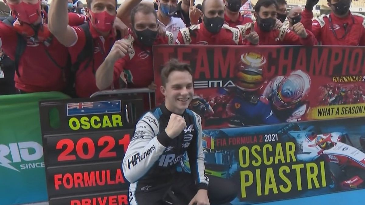 Oscar Piastri wins 2021 FIA Formula 2 championship