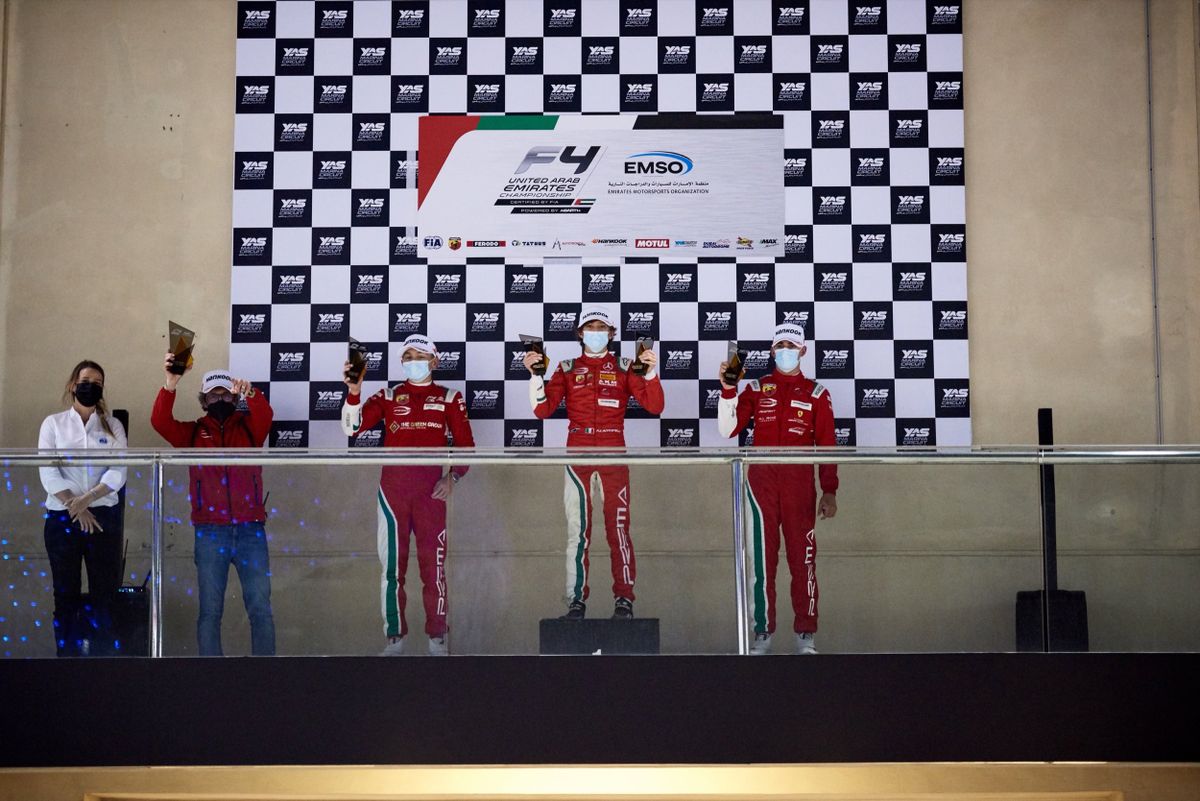 James Wharton rises to Formula 4 UAE podium in car racing debut