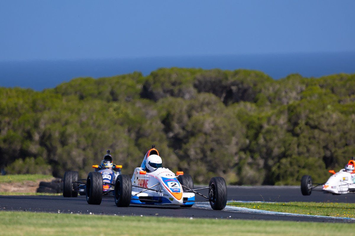 Valentino Astuti on pole at Phillip Island for second round of Australian Formula Ford