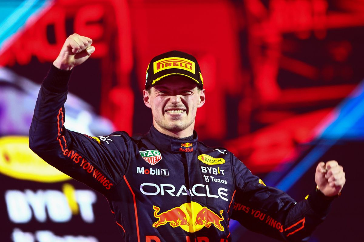 Max Verstappen wins tense duel with Charles Leclerc in Saudi Arabian Grand Prix