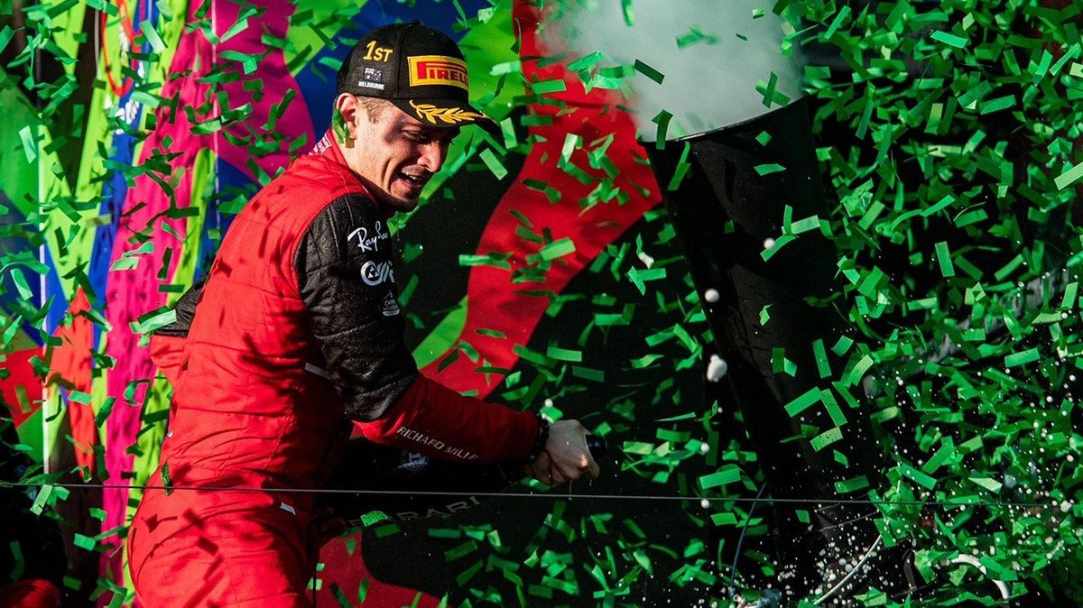Charles Leclerc dominant in Australian Grand Prix victory as rival Max Verstappen retires