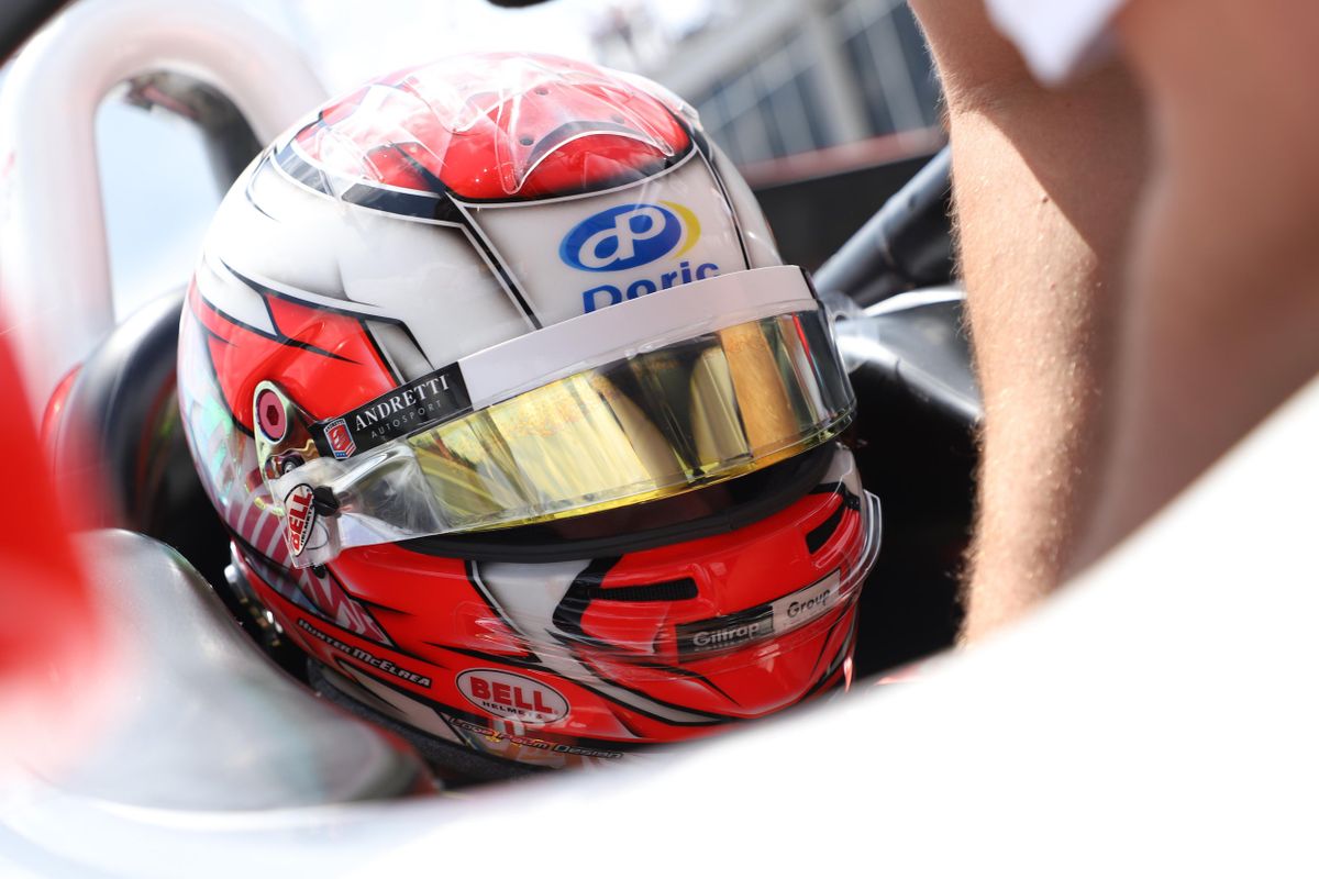 Hunter McElrea happy with fifth in Alabama practice after "messy" start to Indy Lights weekend