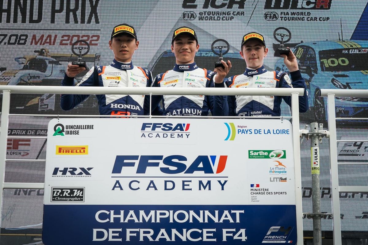 Hugh Barter continues French F4 lead with Pau win and podium
