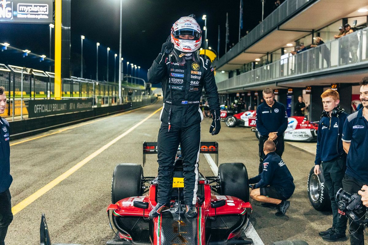 Joey Mawson claims first-ever S5000 night race
