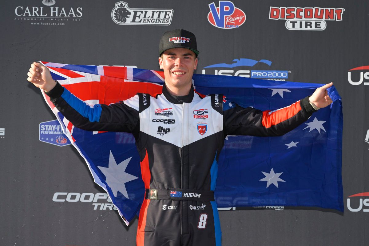 Lochie Hughes takes USF2000 victory at Sebring
