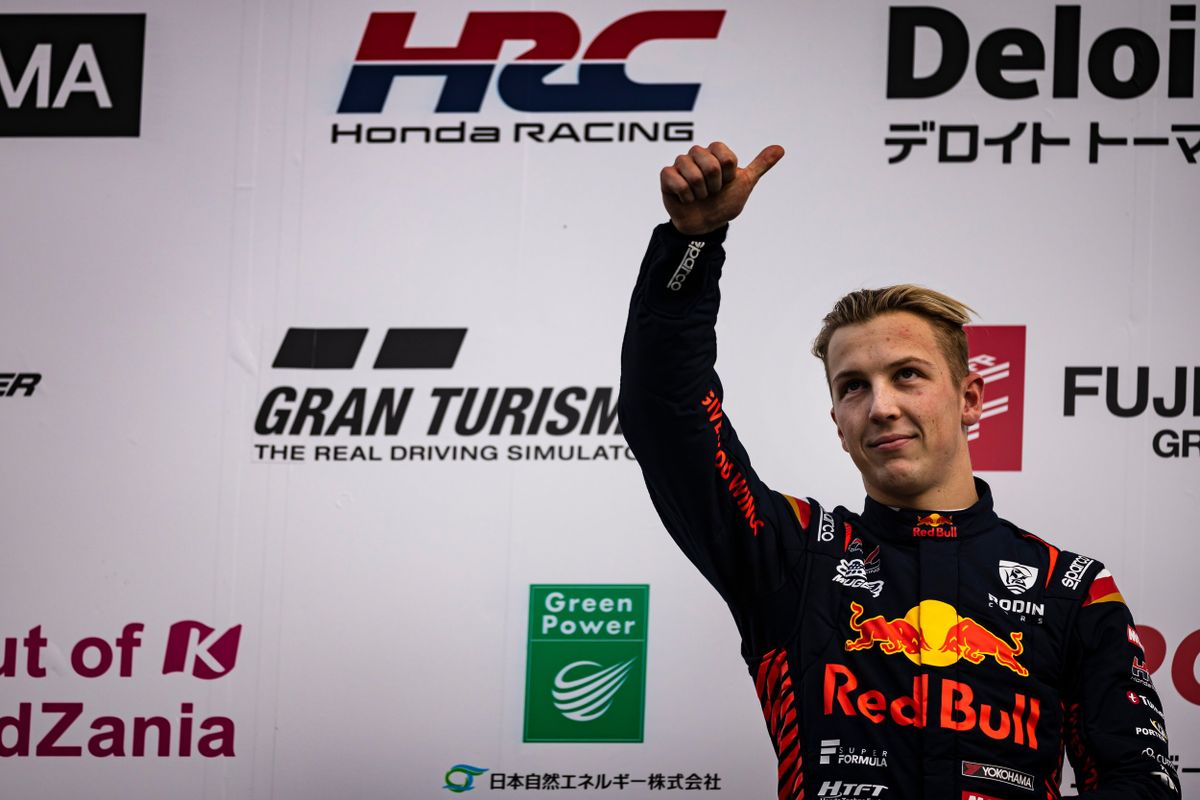Liam Lawson makes history with victory in Super Formula debut