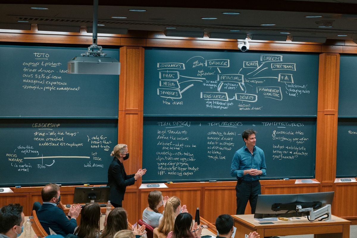 Toto Wolff to lecture at Harvard Business School
