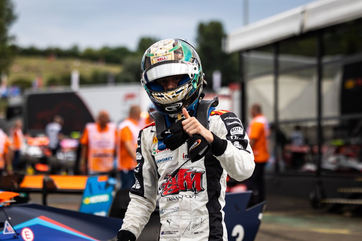 Christian Mansell celebrates points in Hungary as he moves up Formula 3 standings
