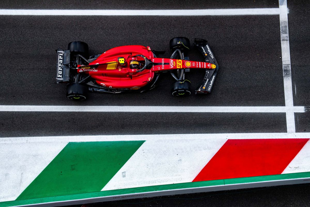 Carlos Sainz fastest in Friday practice at Italian grand prix