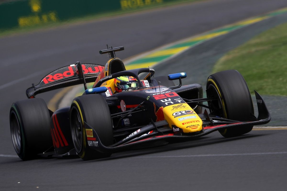 Isack Hadjar rewarded with maiden F2 victory after start-line crash