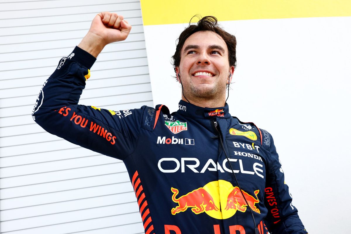 Sergio Perez on pole as Verstappen caught out in red-flagged Miami qualifying