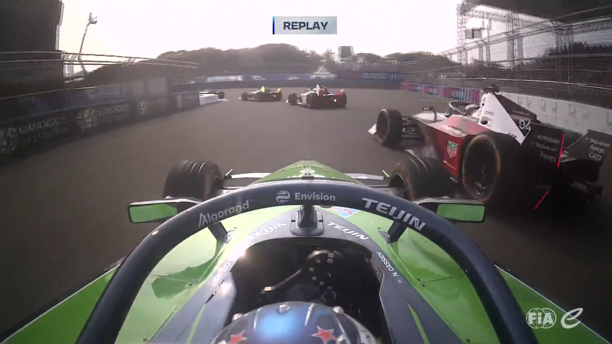 Formula E championship rivals Nick Cassidy and Pascal Wehrlein collide in Jakarta E-Prix