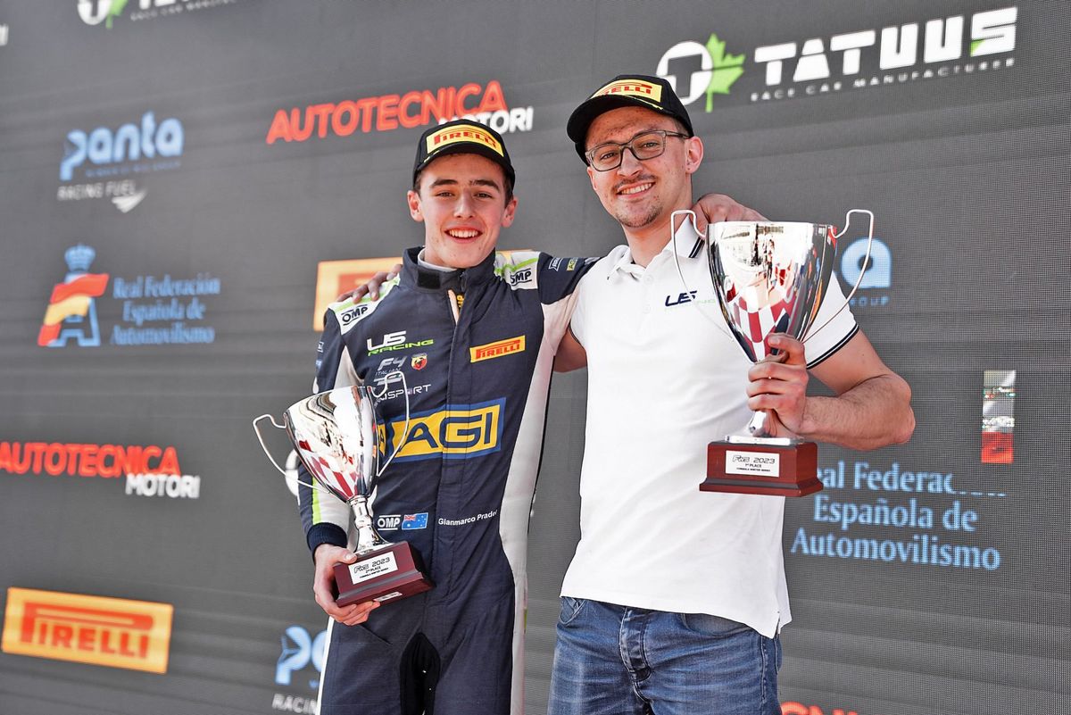 Gianmarco Pradel wins inaugural Formula Winter Series rookie title