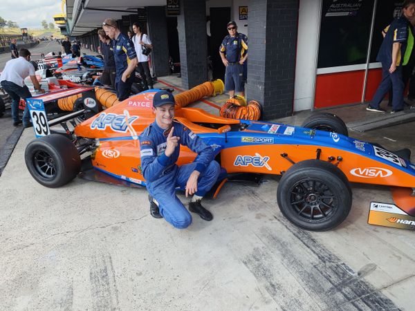 Antonio Astuti first in action-packed Formula 4 sequel in Sydney