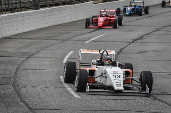 Cameron Shields takes out the Freedom 75 in maiden USF2000 win