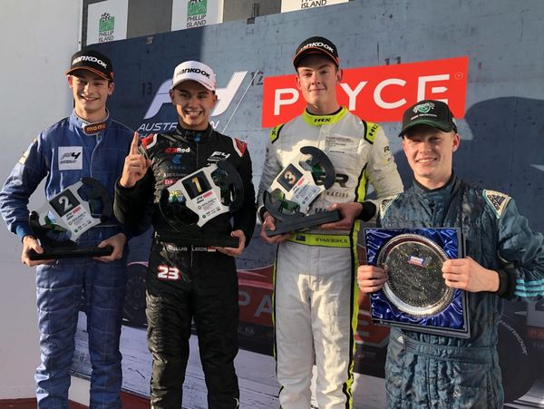 Luis Leeds takes second Phillip Island round victory to cap his decisive Formula 4 weekend