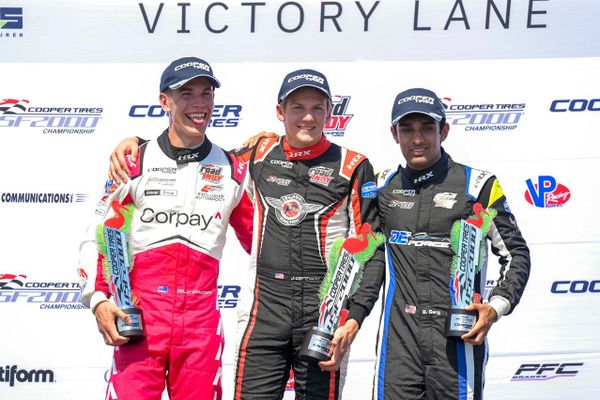 Jace Denmark wins USF2000 opener ahead of Kiwi Billy Frazer