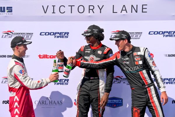 Billy Frazer battles to second as Myles Rowe takes USF2000 victory at Barber