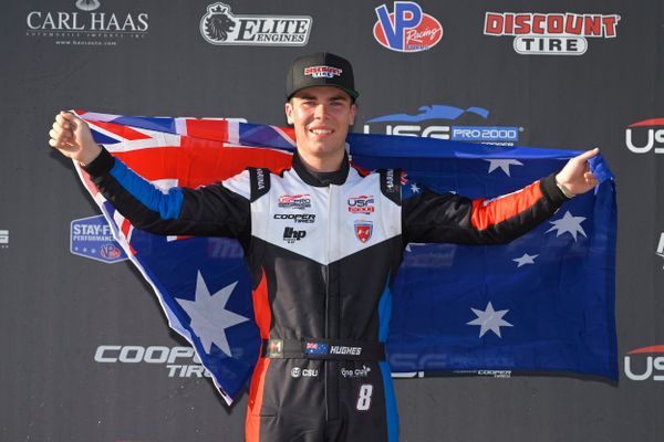 Lochie Hughes takes USF2000 victory at Sebring
