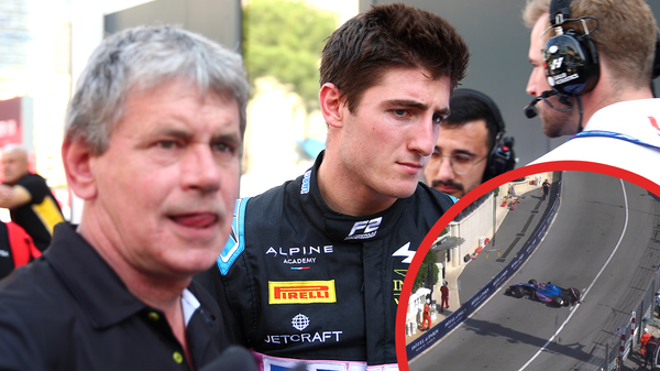 Jack Doohan crashes out in Monaco F2 feature race