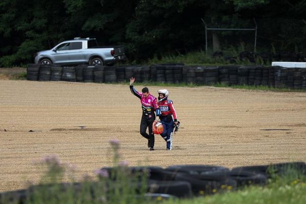 Simon Pagenaud sidelined from Honda Indy 200 at Mid-Ohio after massive crash