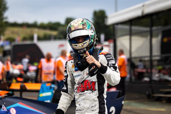 Christian Mansell celebrates points in Hungary as he moves up Formula 3 standings