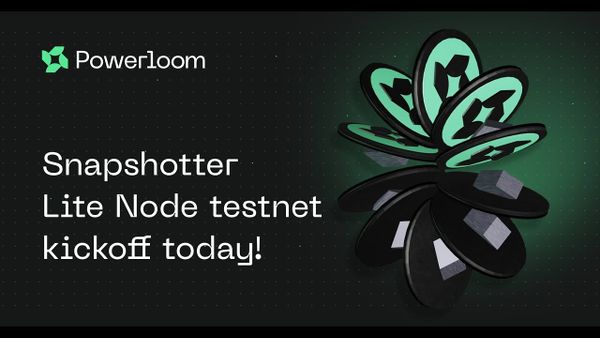Snapshotter Lite Node testnet kickoff