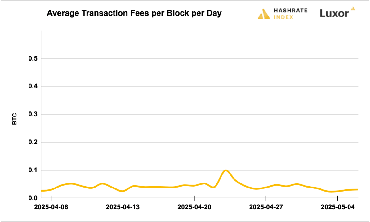 Luxor Bitcoin transaction fees August 12, 2024