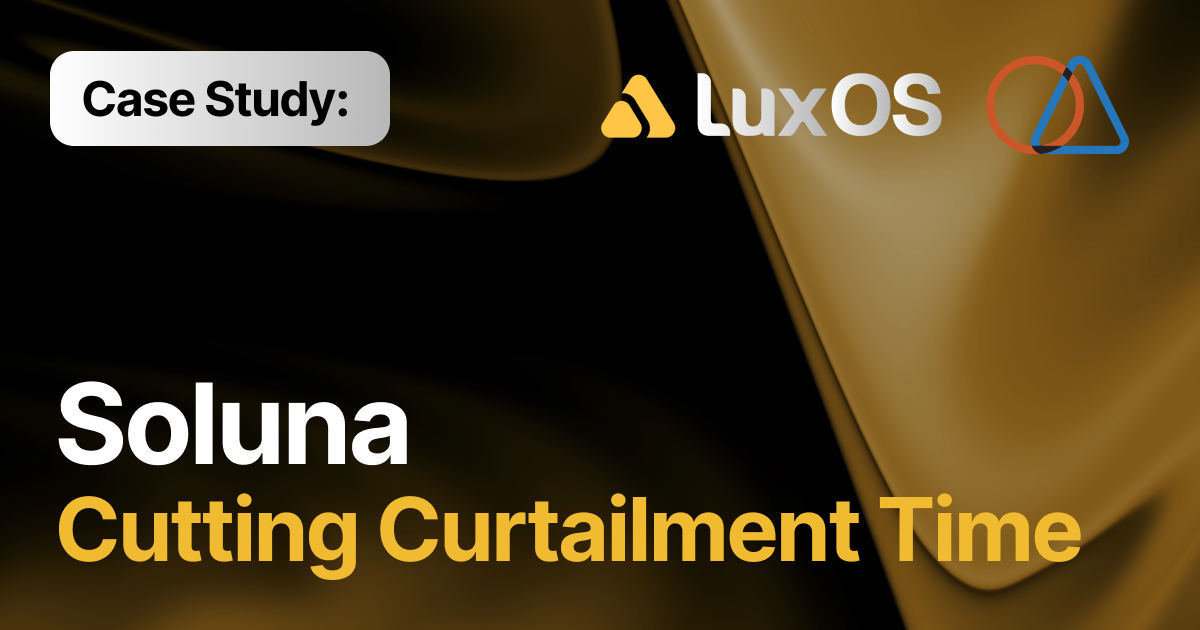 LuxOS Case Study: Soluna Cuts Curtailment Time by Half