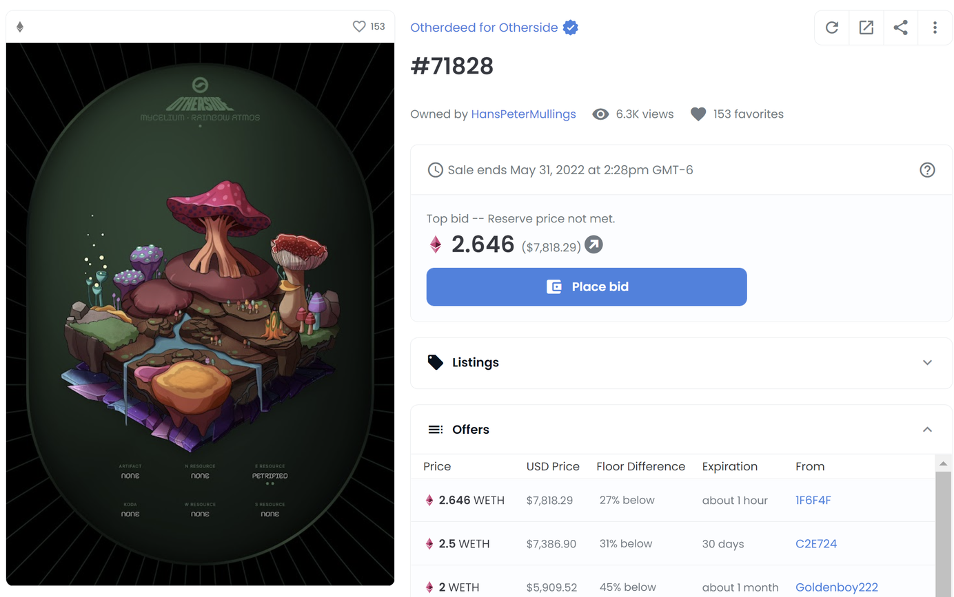 otherdeed NFT minting, otherside NFTs