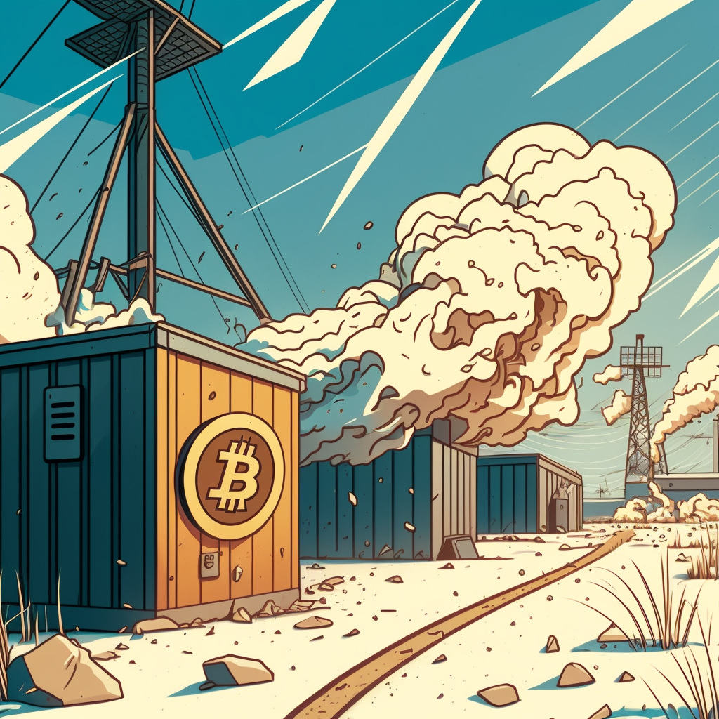 Bitcoin mining airflow management 