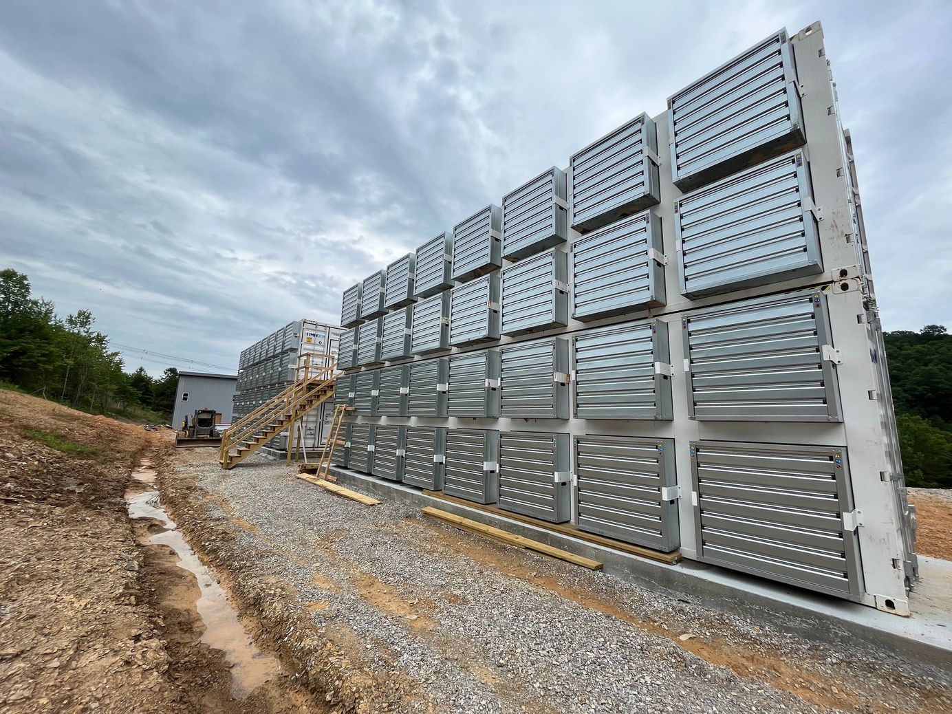 Bitcoin mining containers