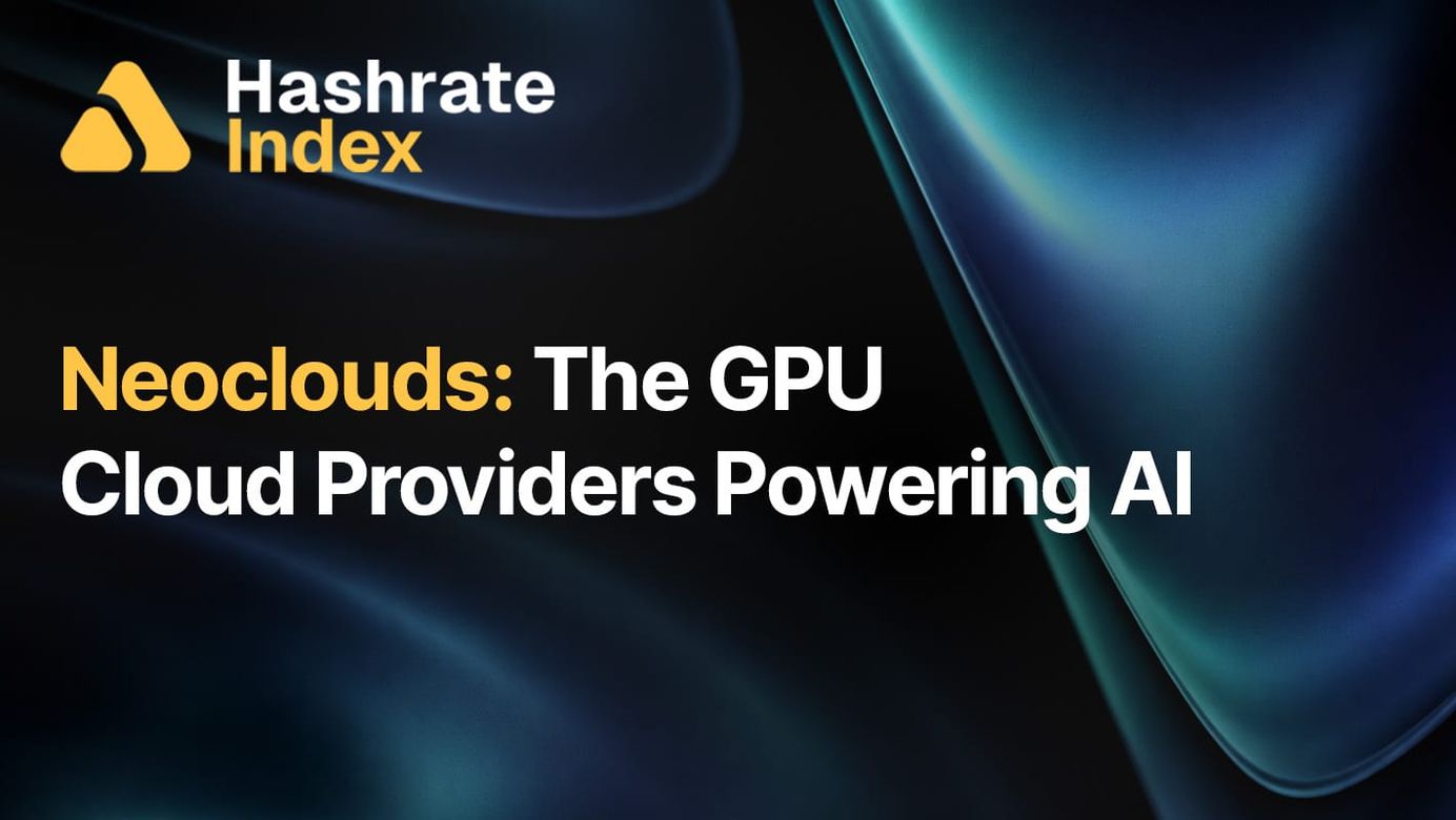Blog header graphic with title "Neoclouds: The GPU Cloud Providers Powering AI"