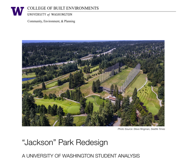 UW College of Built Environments Student Designs