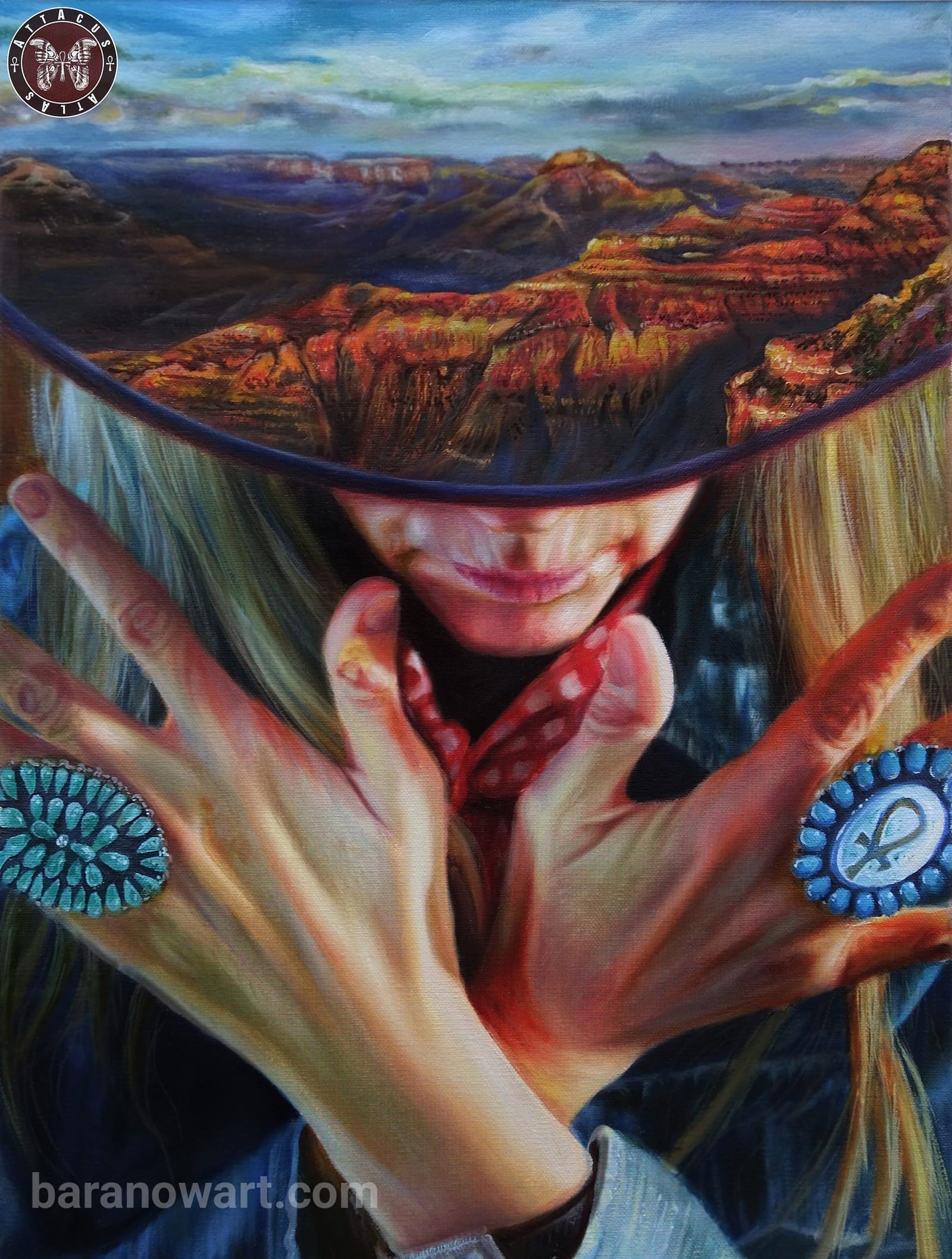 Attacus Atlas, contemporary Russian artist