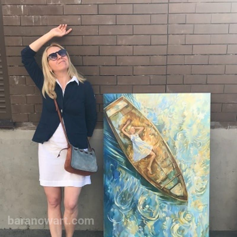 Contemporary artist Kseniya Chernomor