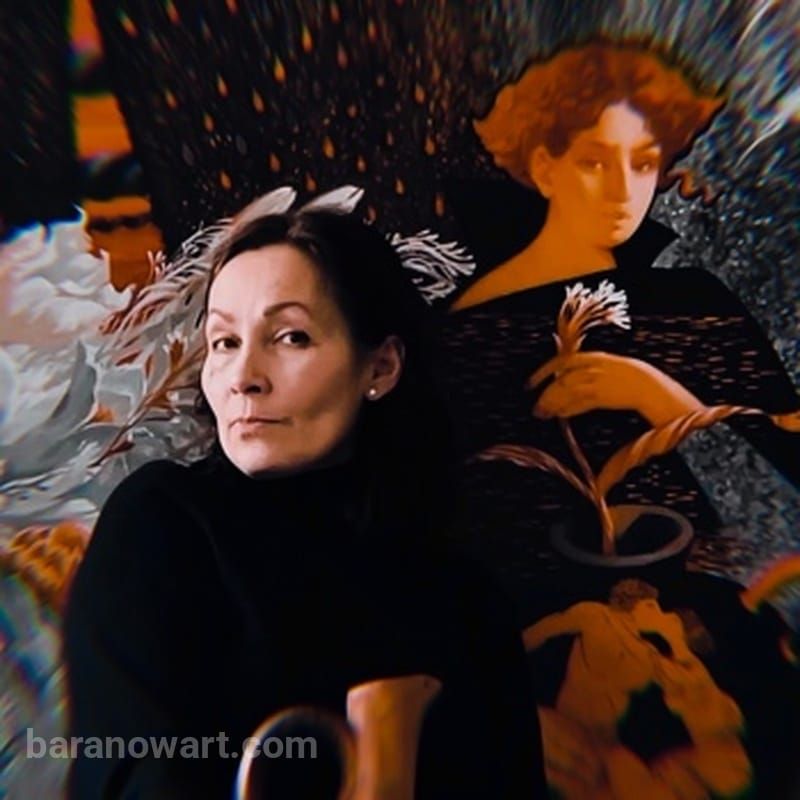 Contemporary artist Julia Nepokrytaya