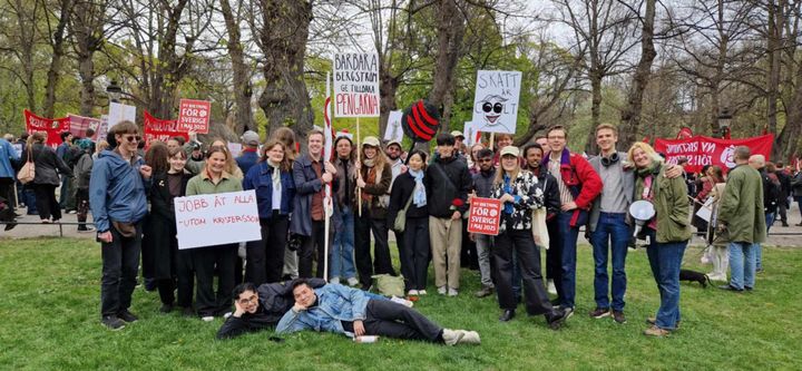 Första maj – från Bryssel till Sundsvall