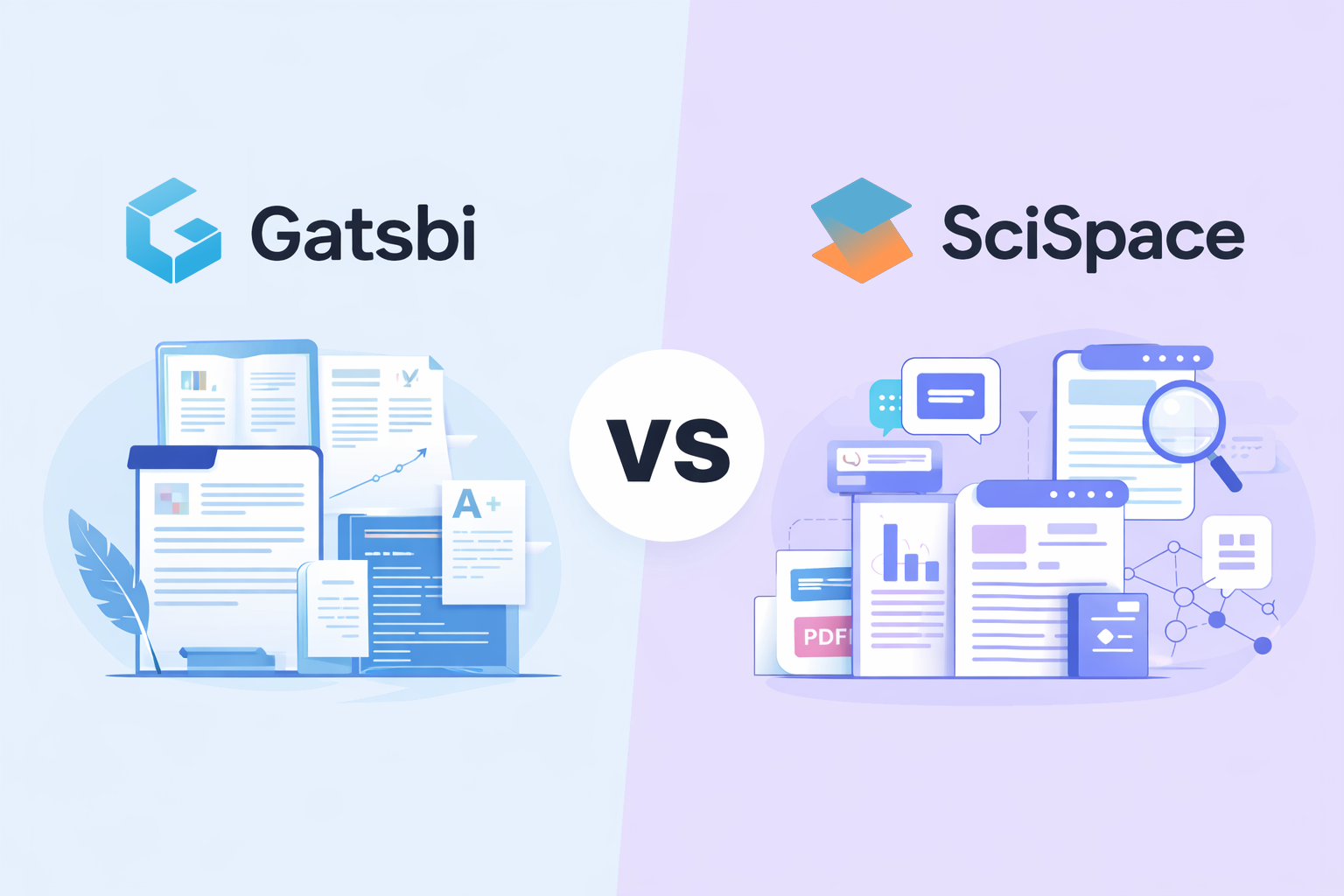 Cover: Gatsbi vs SciSpace
